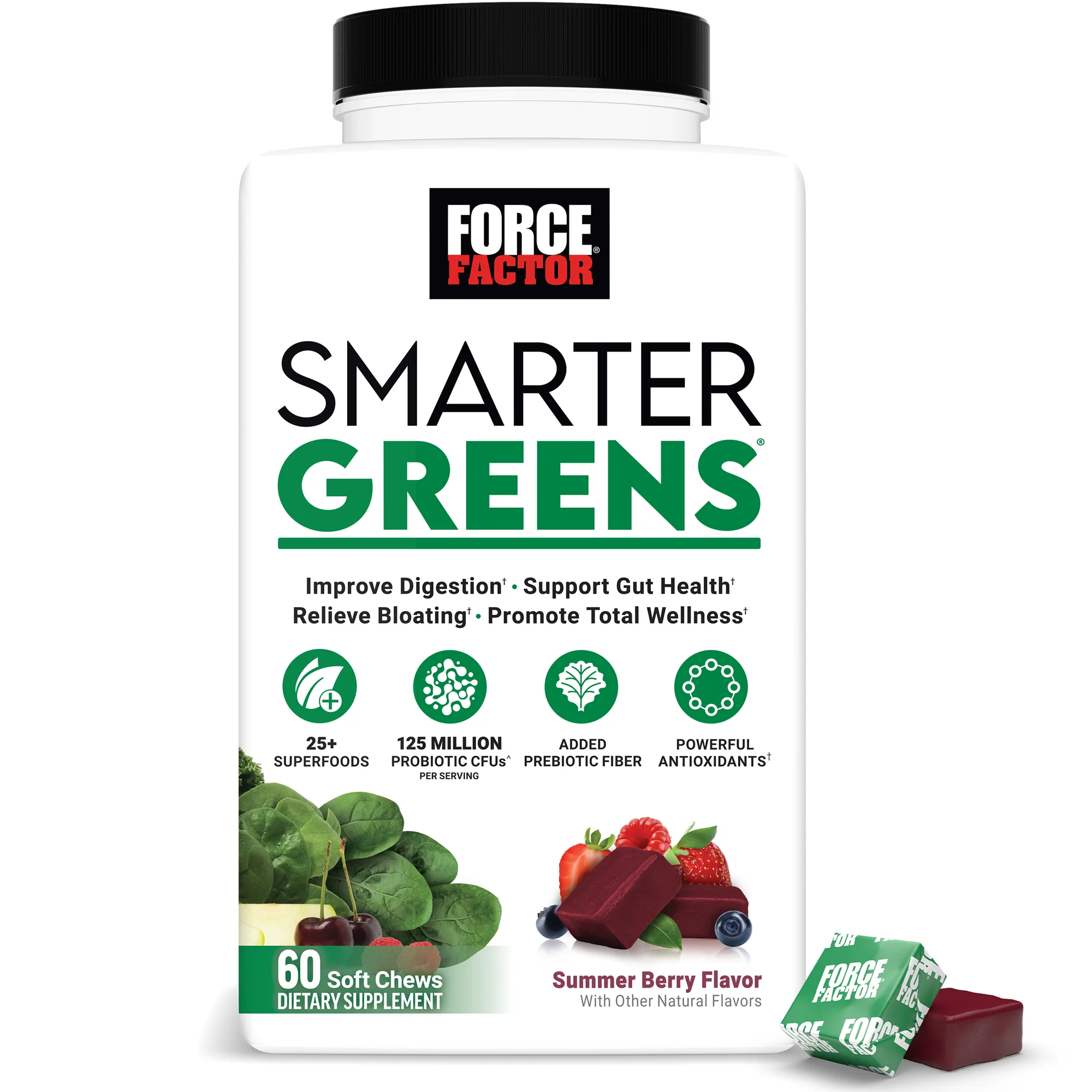 Force Factor Smarter Greens Soft Chews