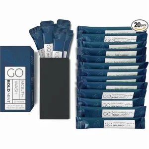 Individual Mouthwash Packets Bold Mint 20-Pack