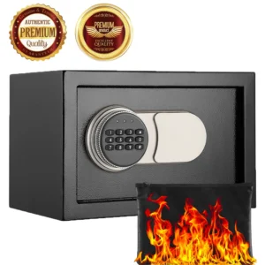SRWTRCHRY Fireproof Digital Safe Box