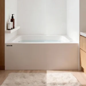 VEVOR 48" Acrylic Alcove Soaking Bathtub