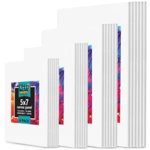 KEFF 24-Pack Cotton Painting Canvas Set