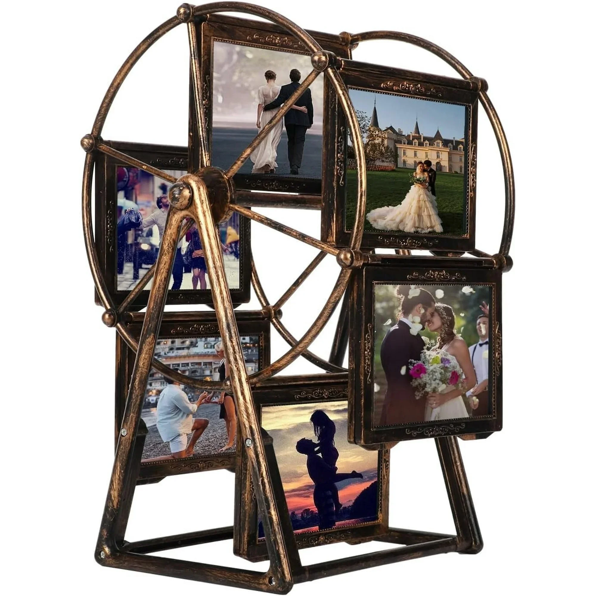 Rotating Ferris Wheel Vintage Picture Frame