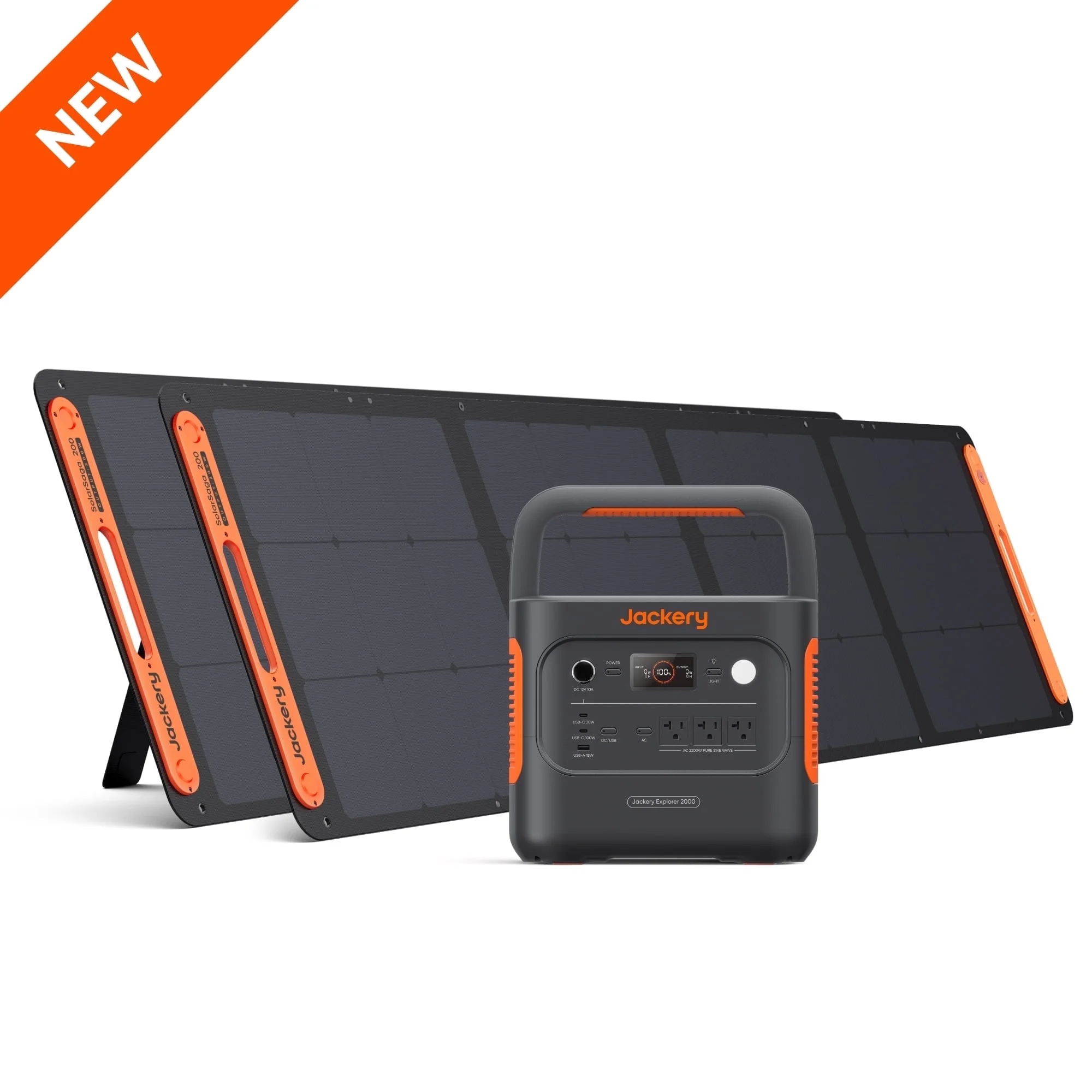 Jackery Solar Generator 2000 v2 Kit