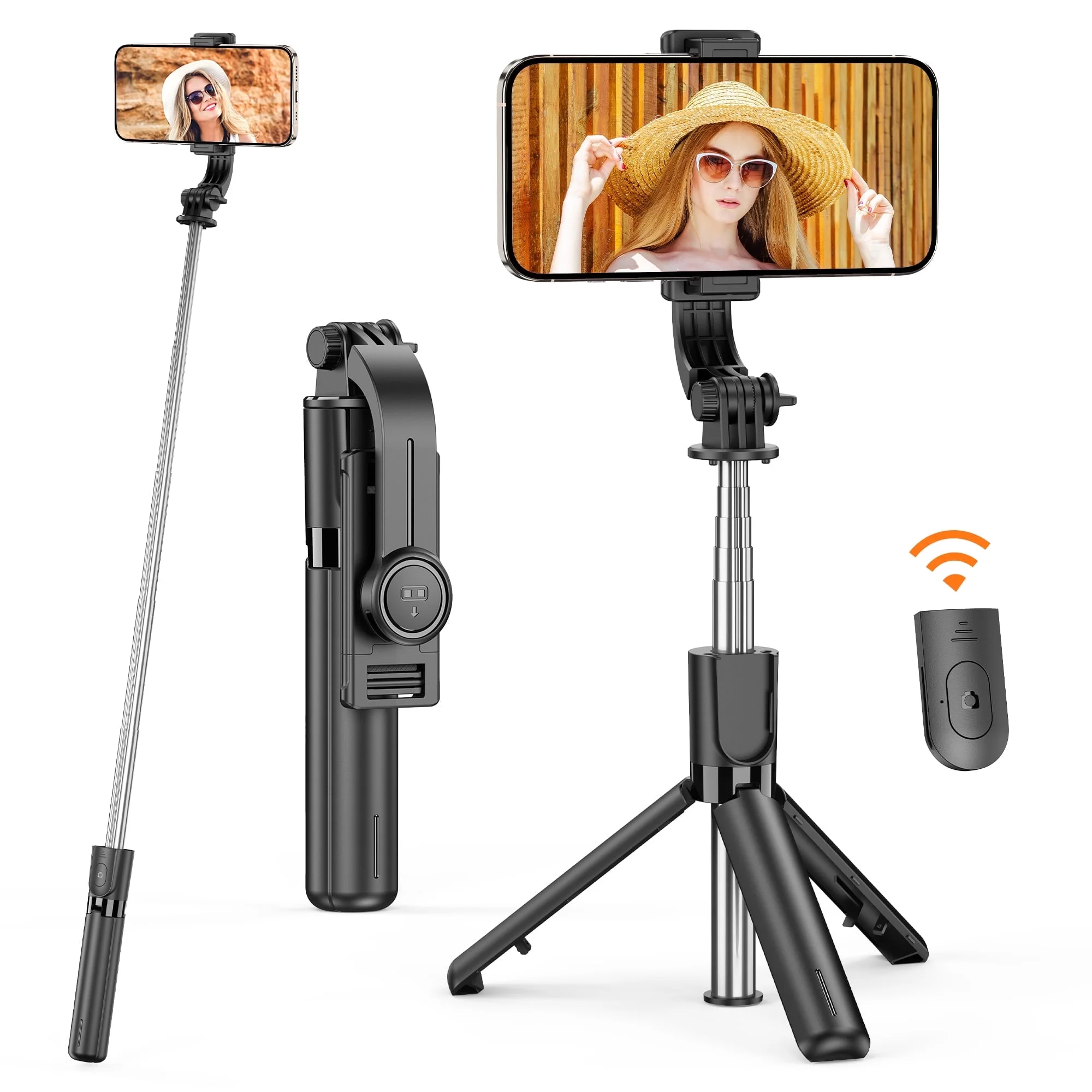4-in-1 Portable Selfie Stick Tripod