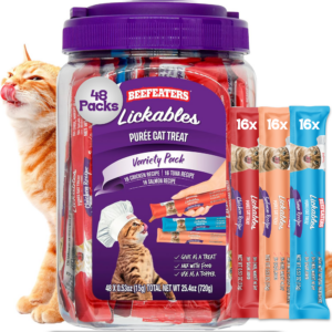 Beefeaters Lickable Wet Cat Treats Variety